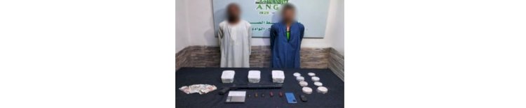ضبط عنصرين اجراميين باسيوط  بحوزتهما مخدرات واسلحة بقيمة 2 مليون جنية