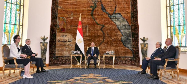 السيسي يستقبل رئيس البرلمان المجرى