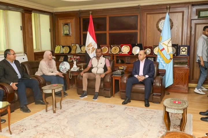 محافظ كفرالشيخ يستقبل وزير الزراعة والثروة الحيوانية لمدغشقر