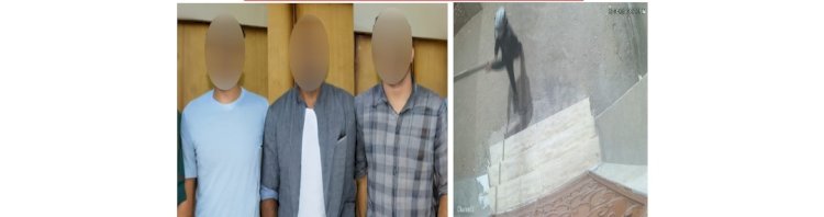 عامل وابنه حطما كاميرات المراقبة الخاصة بمنزل جارهما بسبب خلافات الجيرة بالجيزة