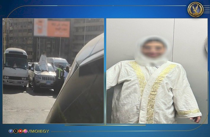 فتاة فيديو سيارة  كوبرى أكتوبر امام النيابة