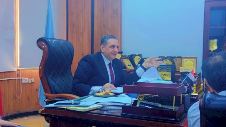 صحة كفر الشيخ : متابعة ميدانية لأعمال التطوير بمستشفى فوه المركزي