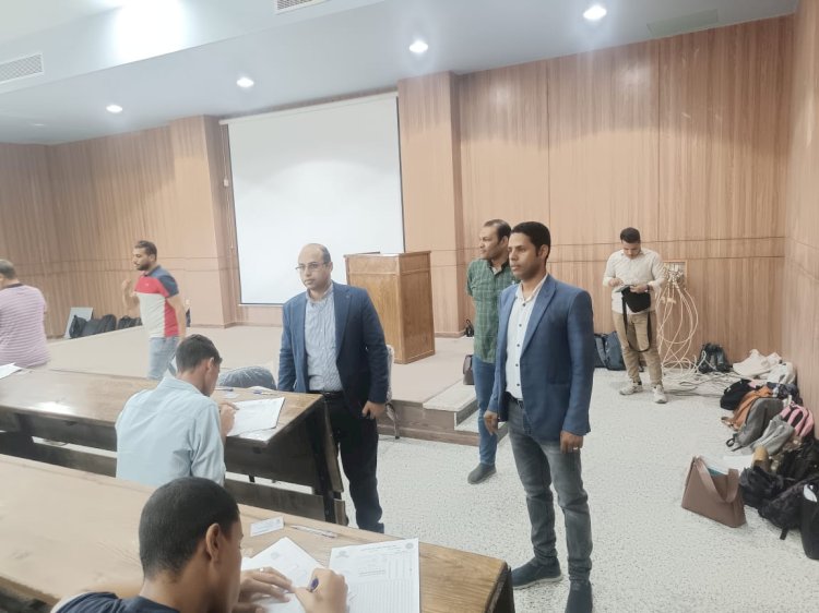 انطلاق امتحانات برنامج العلاج الطبيعي بجامعة جنوب الوادي الأهلية