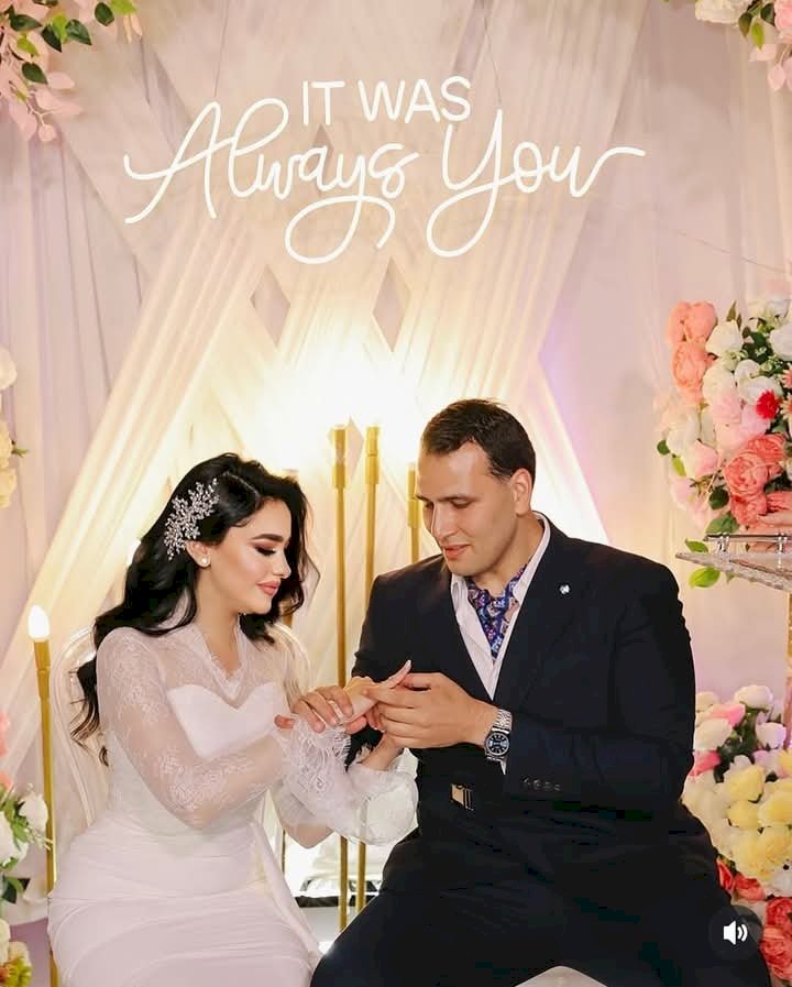 خطوبة فارس الداخلية زياد جاد على جميلة الاعلام حبيبة عمر