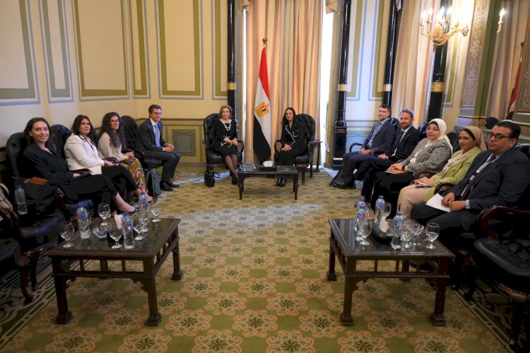 مايا تلتقي المديرة الإقليمية للتنمية البشرية بمنطقة الشرق الأوسط بالبنك الدولي