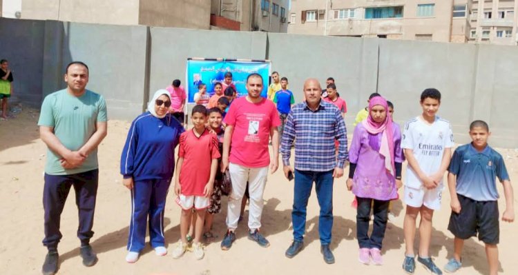 رياضة كفر الشيخ تطلق المهرجان الرياضي الترويحي لست وحدك نحن معك
