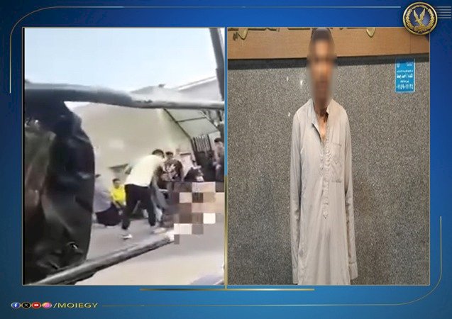 ضبط مواطن تعدى على سيدة شبه عارية بالضرب بالقاهرة