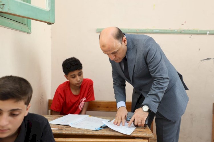 محافظ كفرالشيخ يتفقد لجان امتحانات الشهادة الإعدادية الأزهرية