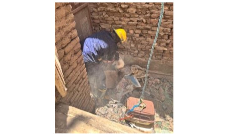 الحماية المدنية تنقذ "قطتين"محتجزتين باحد مناور العمارات بالفيوم