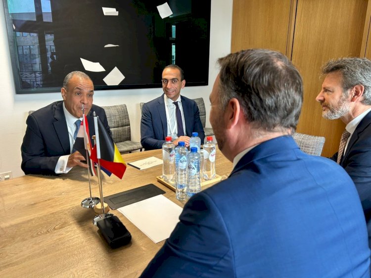 وزير الخارجية يلتقى نائب رئيس الوزراء وزير خارجية بلجيكا 