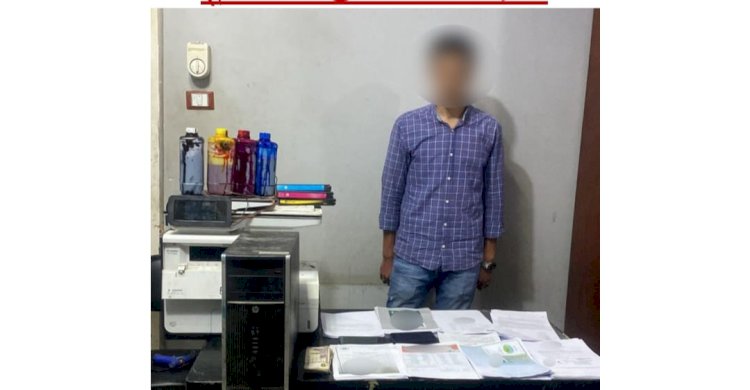 ضبط المدير المسئول لمطبعة تعمل بدون ترخيص بالفيوم