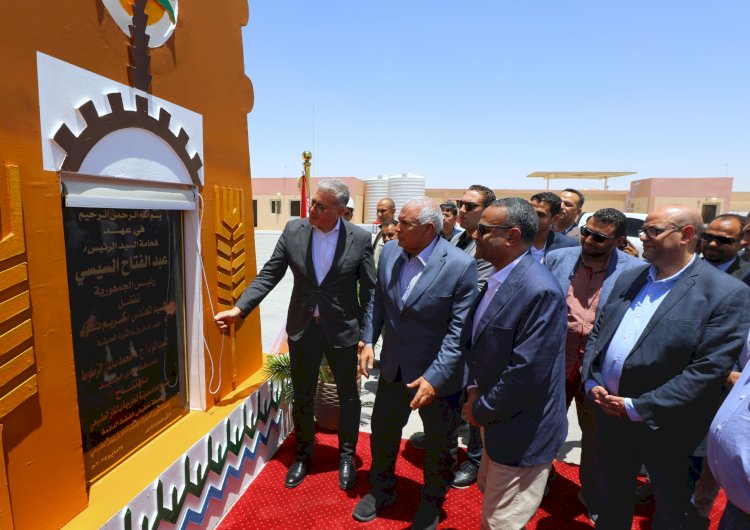 افتتاح محطة الغاز الرئيسية التابعة لشركة طاقة غاز بالوادي الجديد