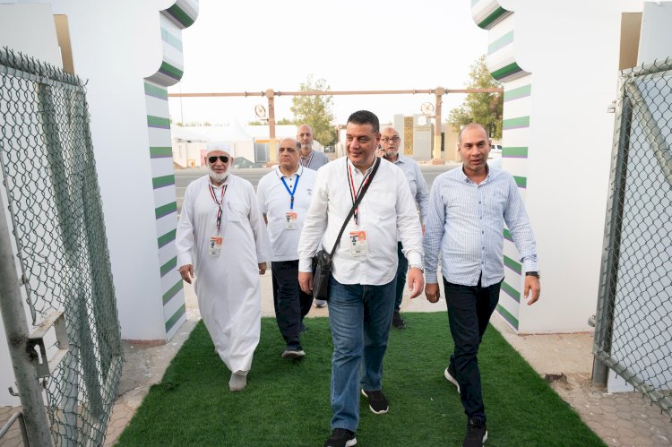 بعثة "حج الجمعيات الأهلية " تجري معاينة ميدانية لمخيمات الحجاج في عرفات ومنى