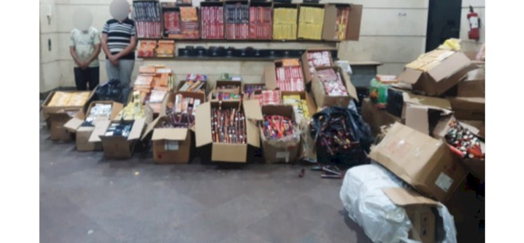 ضبط عاطلين بحوزتهما 1,5مليون قطعة ألعاب نارية بالغربية