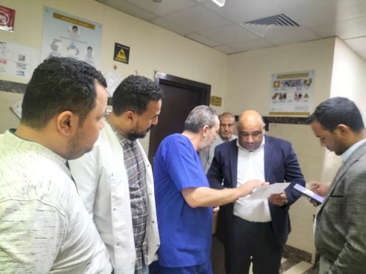 هيئة الرعايه الصحيه بالأقصر تتفقد مستشفى حورس لمتابعة الخدمات الصحيه المقدمه