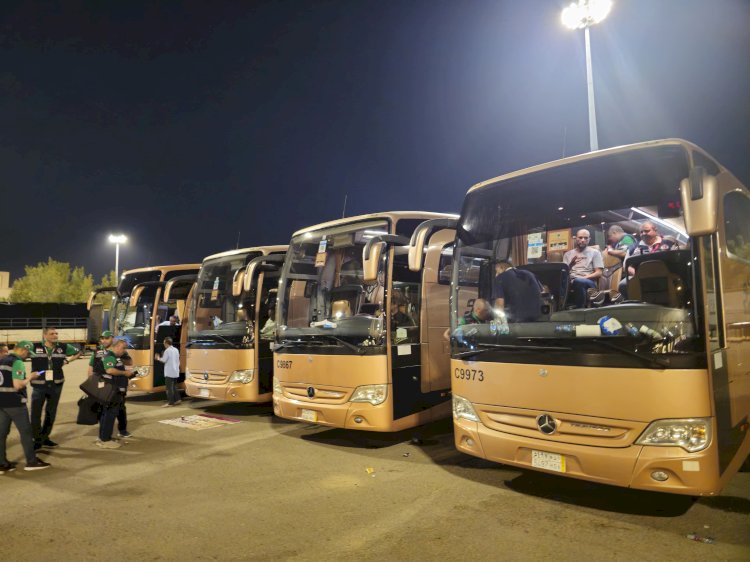 التضامن: استلام 283 حافلةاستعداداً لتصعيد الحجاج إلى عرفات