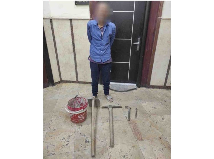 ضبط عامل لقيامه بالتنقيب عن الآثار بالقاهرة