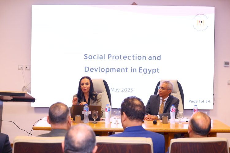 وزيرة التضامن تلتقي أعضاء السلك الدبلوماسي بوزارة الخارجية