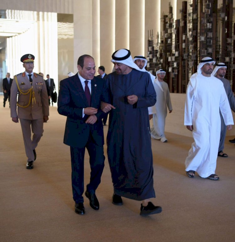 السيسي ومحمد بن زايد يبحثان الأوضاع في غزة ولبنان وسوريا والسودان وليبيا واليمن والصومال