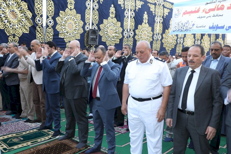 محافظ بني سويف يهنئ مواطني وقيادات المحافظة بعيد الأضحى المبارك