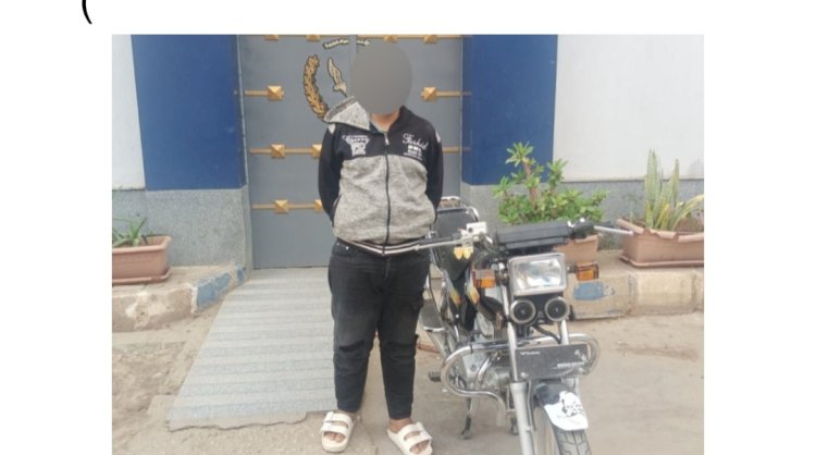 ضبط صاحب فيديو قائد دراجة  لإصطدامه بطفل بالغربية