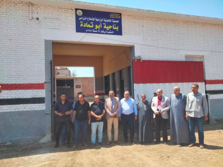 مدير الإصلاح الزراعي يتفقد أعمال الهيئة والجمعيات ومشروعاتها في كفر الشيخ