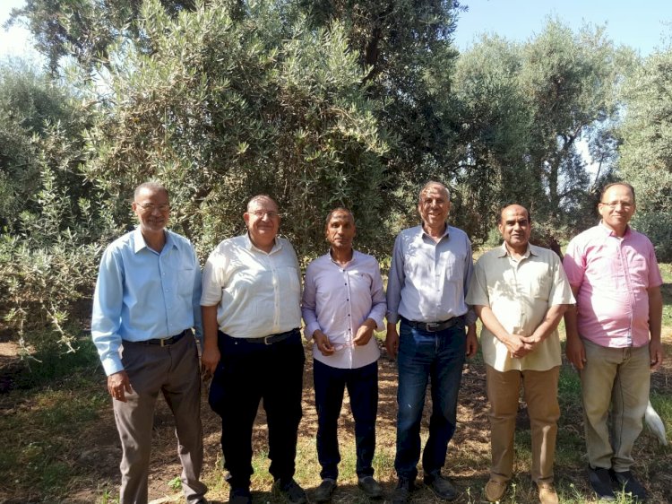 وزارة الزراعة:رئيس المحطات يتفقد الجميزةومدير البساتين في شندويل ووفد البحوث الزراعية في سخا