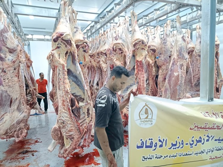 وفاء بحق المضحين تواصل وزارة الأوقاف ذبح صكوك الأضاحي لليوم الثالث على التوالى