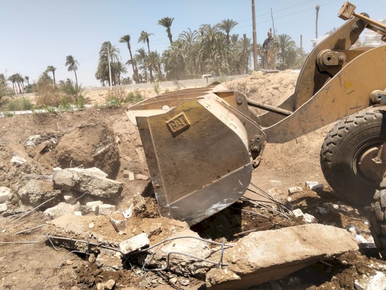 سوهاج تواصل حملات التصدي للتعديات على الأراضي الزراعية وأملاك الدولة