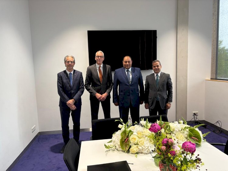 على هامش جرين تك  الصياد يبحث مع نظيريه الهولندي والسعودي التعاون الزراعي