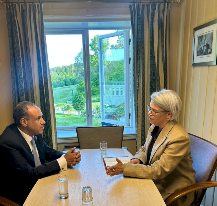 وزير الخارجية يلتقي مع مبعوثة الاتحاد الأوروبي للقرن الأفريقي