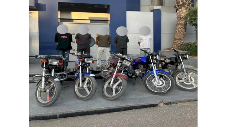 ضبط قائدى دراجات الحركات الاستعراضية بالقليوبية