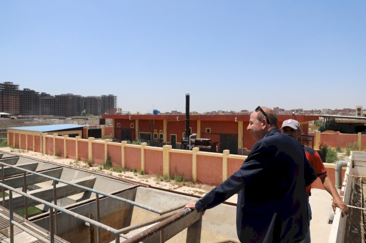 رئيس الصرف الصحي بالإسكندرية يتفقد محطة معالجة المجزر الآلي  لتعزيز الدعم الفني
