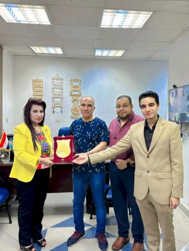 حماة الوطن يكرم قيادات بنك الدم بالمنيا تزامنًا مع اليوم العالمي للتبرع بالدم