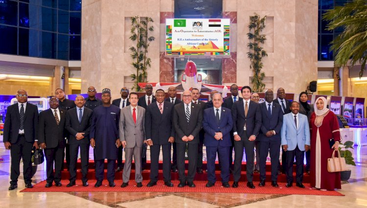 سفراء الدول الأفريقية الشقيقة  في ضيافة الهيئة العربية للتصنيع