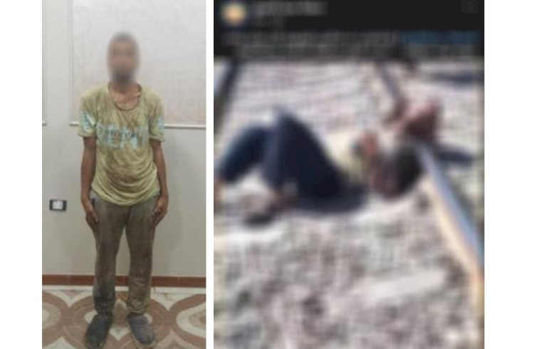 حقيقة فيديو قيام أحد الأشخاص بالإستلقاء على قضبان السكة الحديد بالشرقية