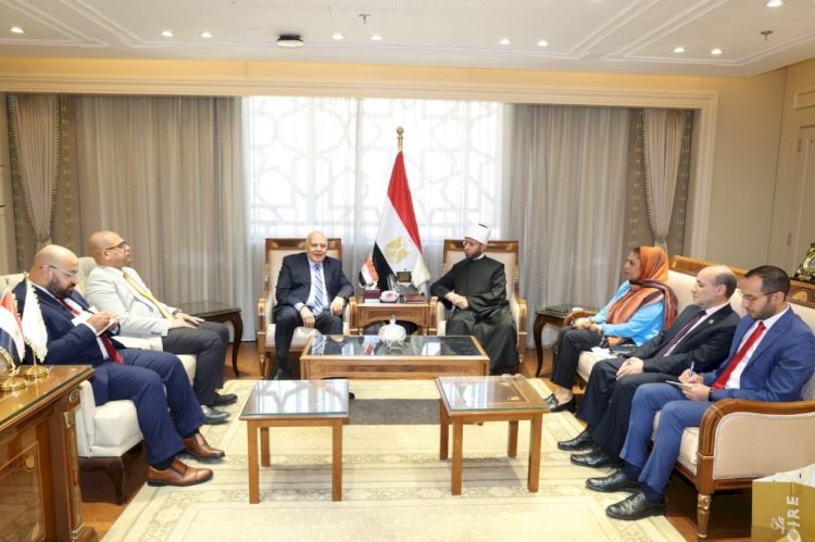 وزير الأوقاف يستقبل اتحاد الجامعات العربية والمجلس العربي للمسئولية المجتمعية