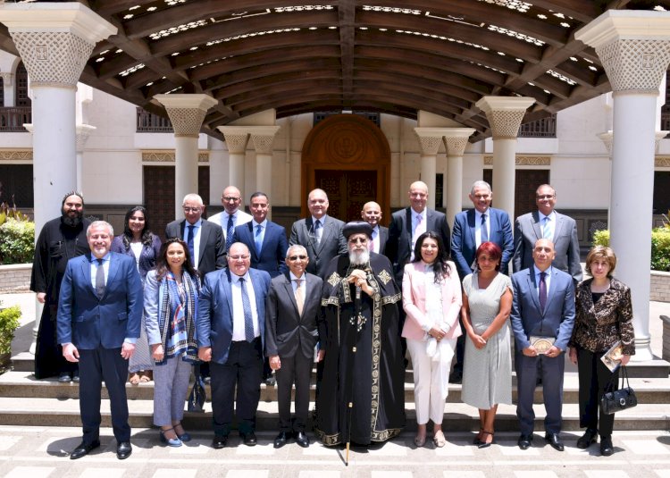 تفاصيل لقاء البابا تواضروس  سفراء مصر الجدد في عدد من دول العالم