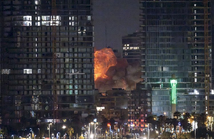 إيران تطلق الرشقات الصاروخية علي تل أبيب لآخر ثانية في اتفاق وقف إطلاق النار