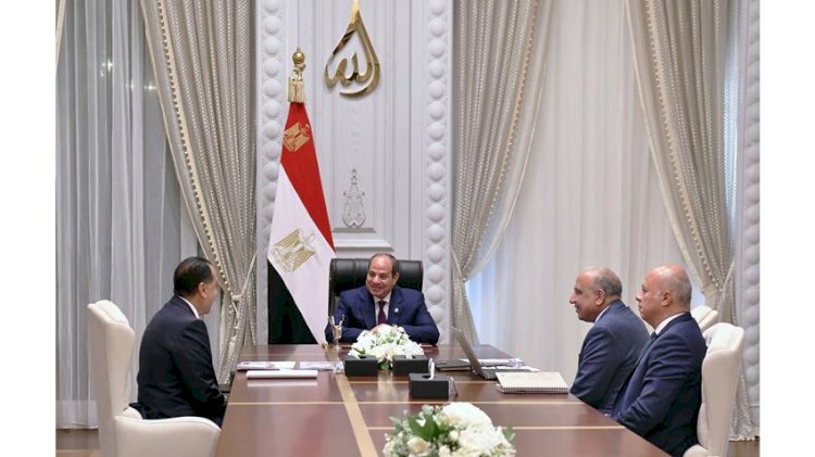 السيسي يؤكد ضرورة تكثيف الجهود الحكومية لجذب الاستثمارات لقطاع الطاقة المتجددة