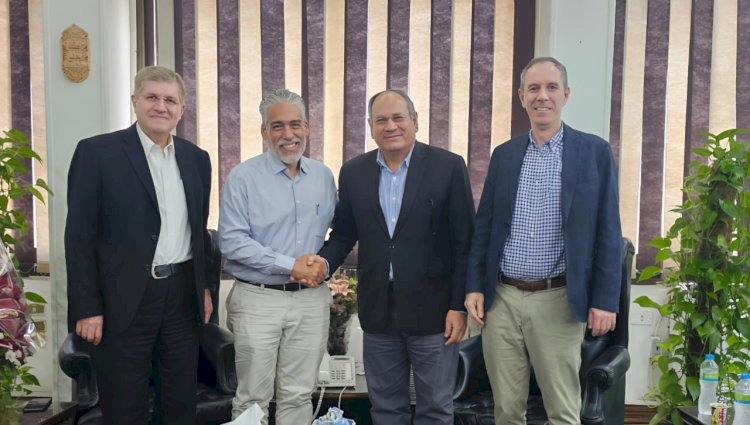 رئيس مركز البحوث الزراعية يبحث مع نائب مدير الايكاردا تعزيز التعاون المشترك