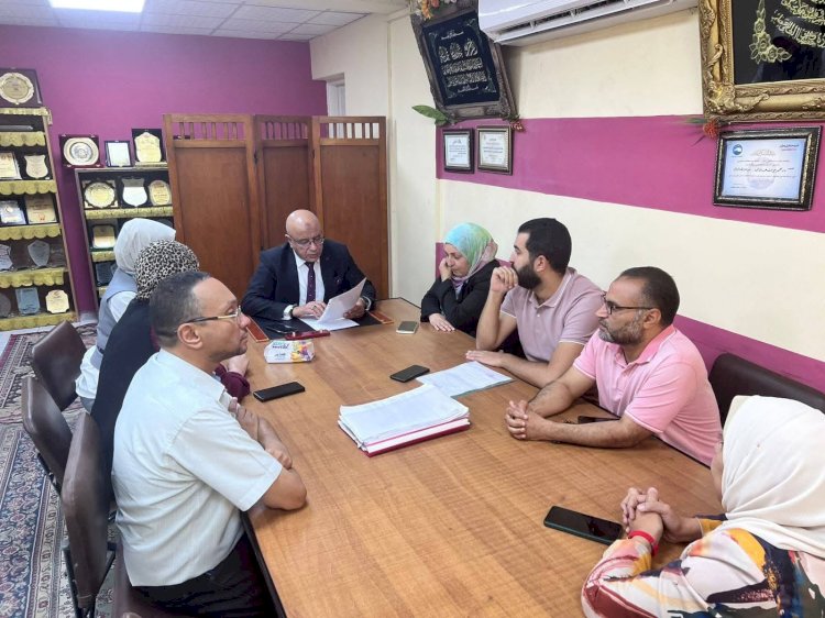 وكيل وزارة الصحة يناقش تنفيذ مارثون للتبرع بالدم بمراكز قنا