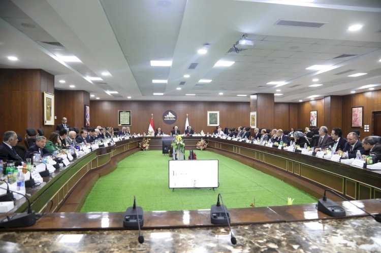 رئيس جامعة المنيا يشهد اجتماع المجلس الأعلى للجامعات بجامعة دمياط