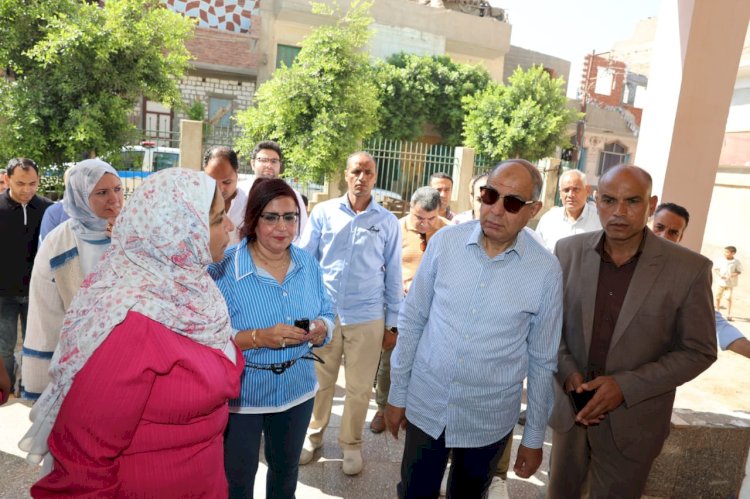 محافظ المنيا يتفقد وحدة طب الأسرة بالجزائر بسمالوط
