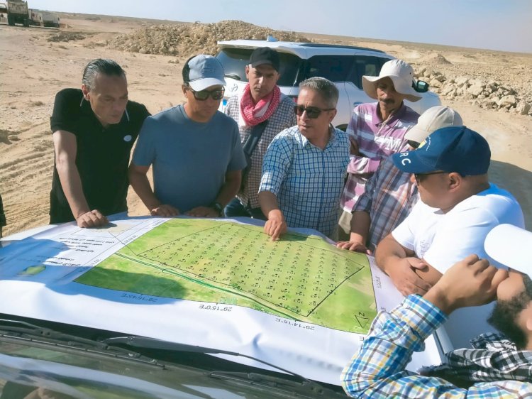 بحوث الصحراء يواصل تصنيف الأراضي الصحراوية بمنطقة “العميد” بالعلمين