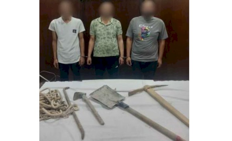 ضبط 3 متهمين بالتنقيب عن الآثار بالقاهرة