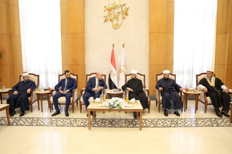 وزير الأوقاف يستقبل قاضي قضاة فلسطين ووزير الأوقاف الفلسطيني