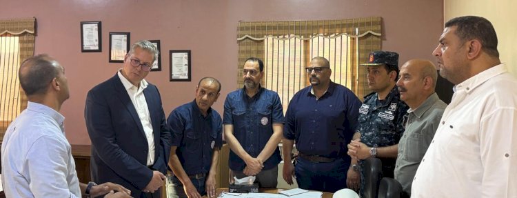 وزير البترول يزور اسر المفقودين في حادث البارج البحري أدمارين ١٢