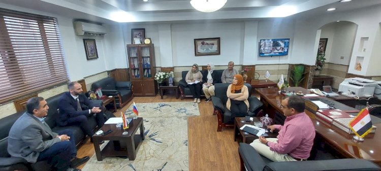 تعزيز التعاون الفني في المجالات المرتبطة بالصحة الحيوانية بين مصر وروسيا