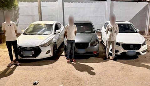 حقيقة فيديو قيام قائدى 3 سيارات بآداء حركات إستعراضية ببنى سويف